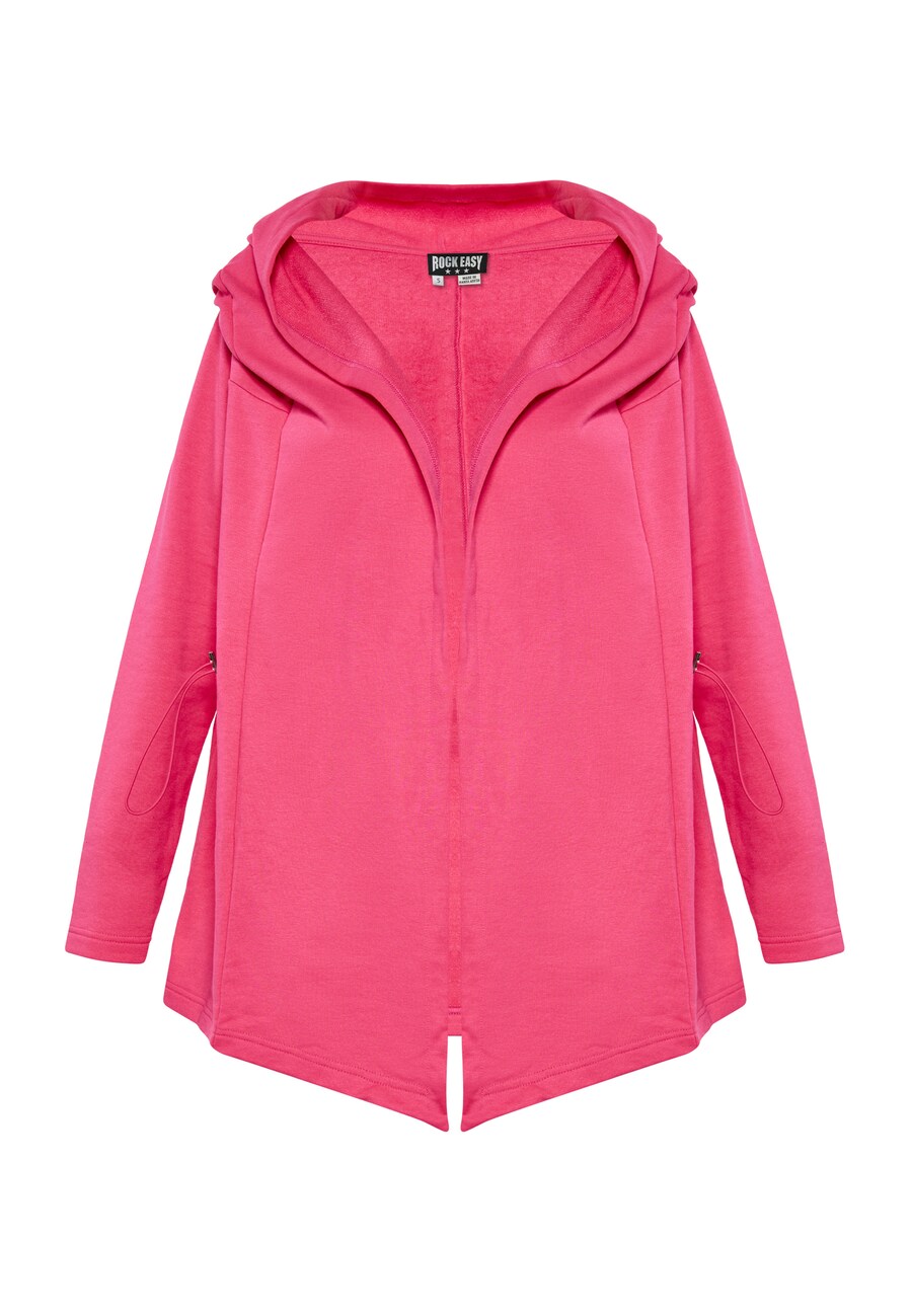 Толстовка с капюшоном на молнии ROCKEASY, розовый
Толстовка с капюшоном на молнии ROCKEASY, розовый