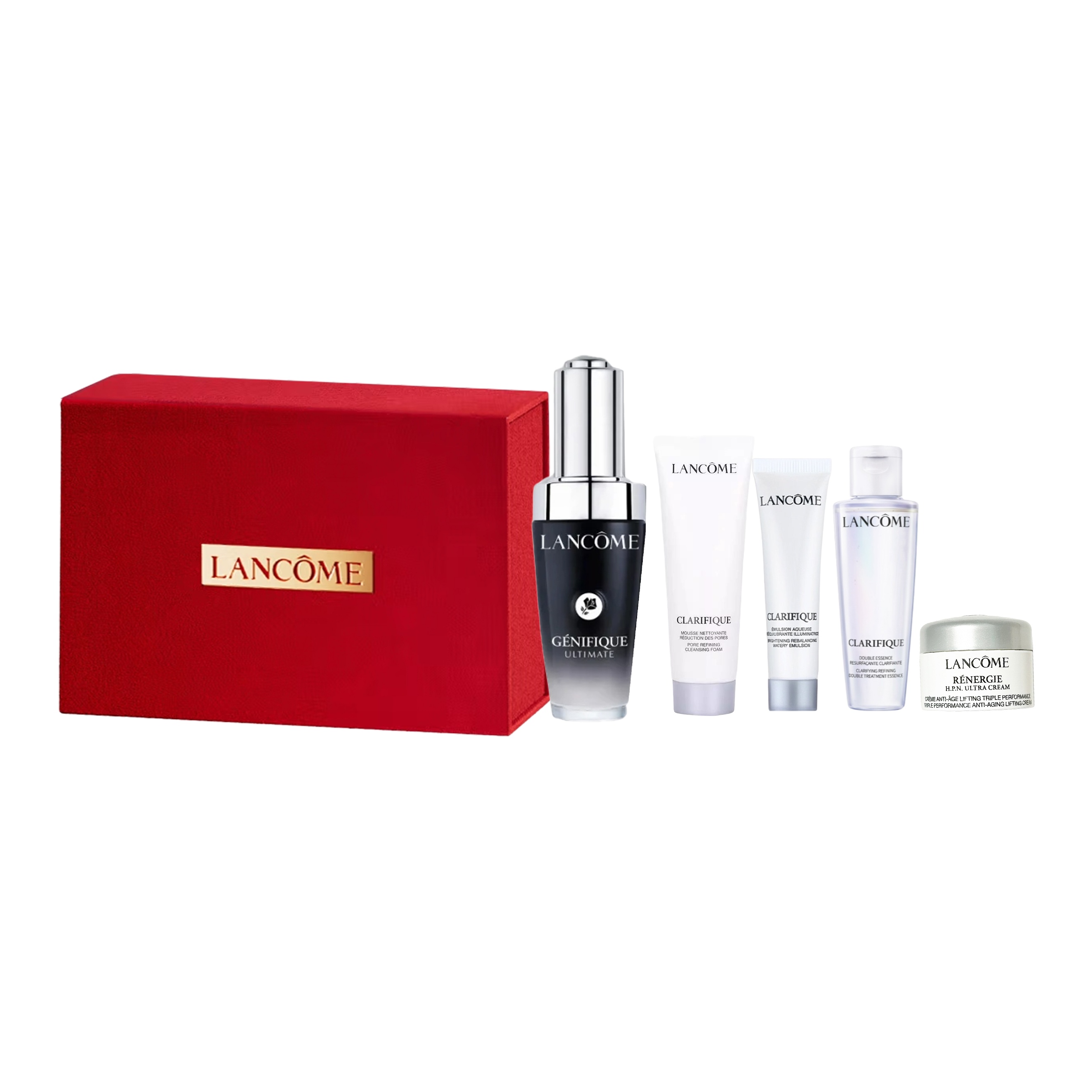 LANKOU набор для ухода за кожей All Star, маленькая черная бутылочка, бархатная коробка Lucky, увлажняющий, восстанавливающий, пятипредметный набор LANCOME, Five-Piece Set
LANKOU набор для ухода за кожей All Star, маленькая черная бутылочка, бархатная коробка Lucky, увлажняющий, восстанавливающий, пятипредметный набор LANCOME, Five-Piece Set