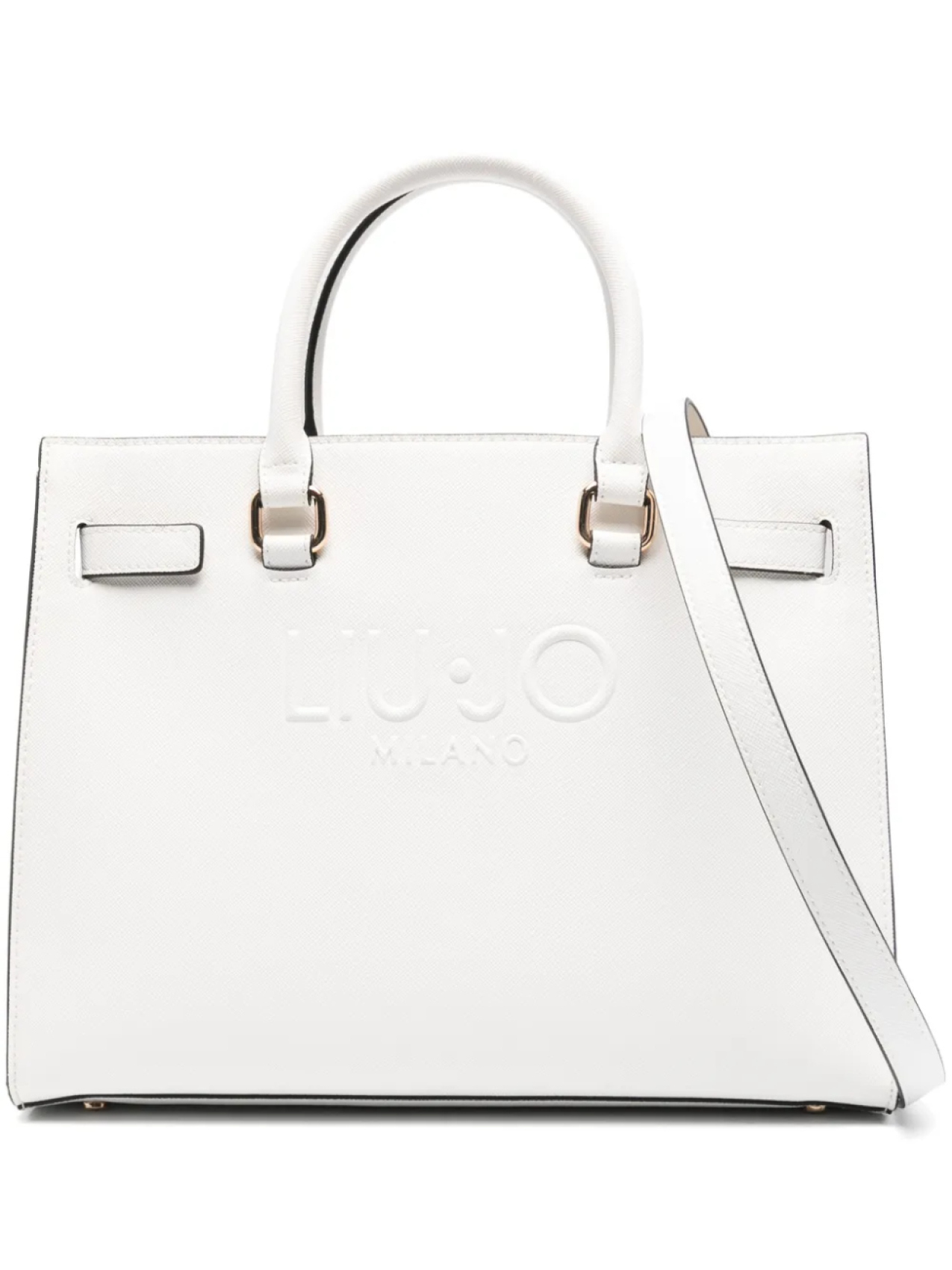 Сумка-тоут с тисненым логотипом LIU JO, белый
Сумка-тоут с тисненым логотипом LIU JO, белый