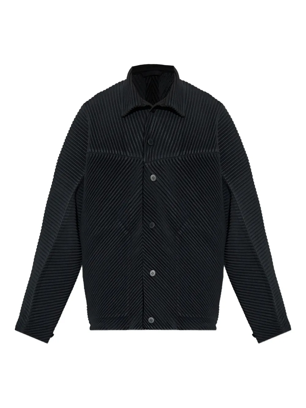 Плиссированная рубашка на пуговицах "Месячные цвета: Сентябрь" Homme Plissé Issey Miyake, черный
Плиссированная рубашка на пуговицах "Месячные цвета: Сентябрь" Homme Plissé Issey Miyake, черный