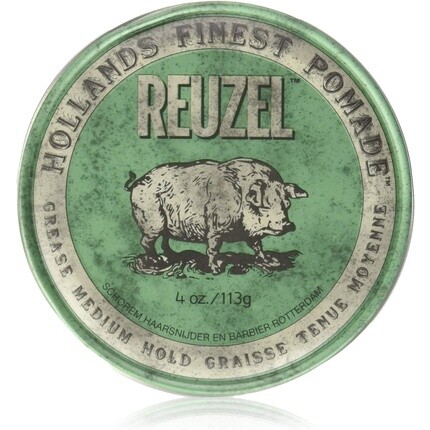 REUZEL Помада Green Grease средней фиксации, 113 г, мята перечная
REUZEL Помада Green Grease средней фиксации, 113 г, мята перечная