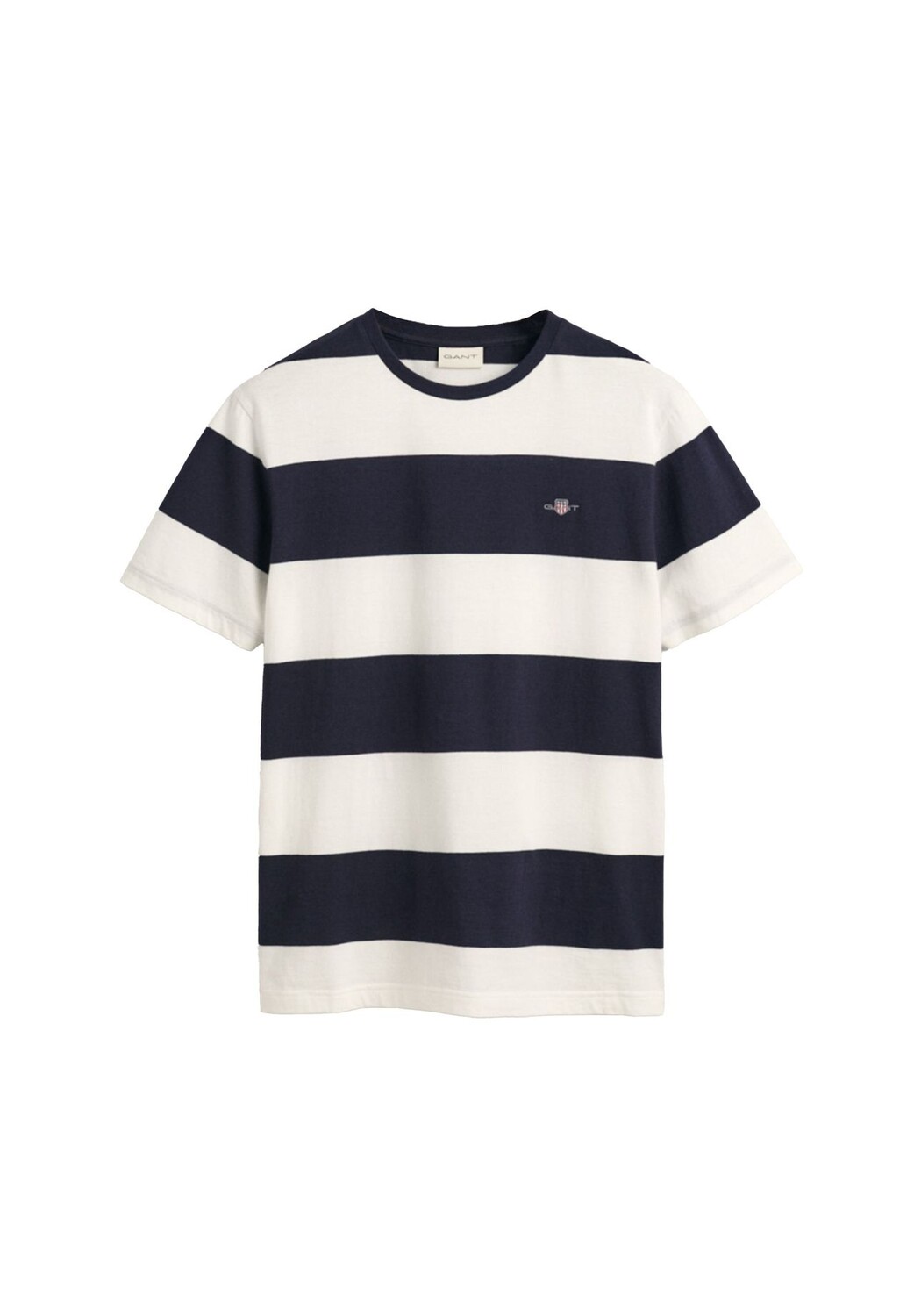 Мужская футболка в полоску - BAR STRIPE T-SHIRT, круглый вырез, короткий рукав, хлопок GANT
Мужская футболка в полоску - BAR STRIPE T-SHIRT, круглый вырез, короткий рукав, хлопок GANT