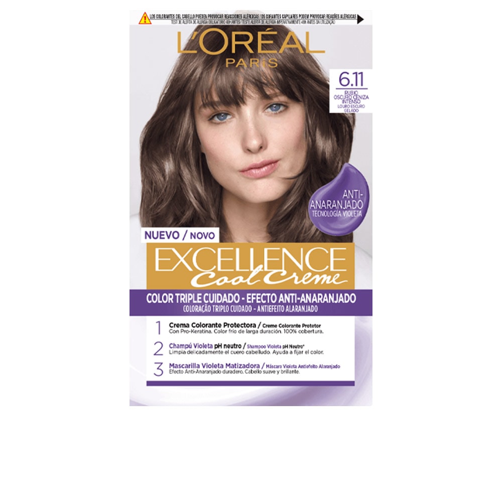 Краска для волос excellence cool tönung Loreal Paris, объем 192 мл
Краска для волос excellence cool tönung Loreal Paris, объем 192 мл