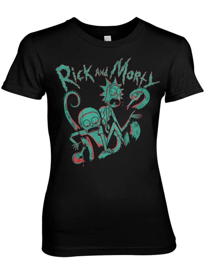 Черная рубашка Rick and Morty
Черная рубашка Rick and Morty