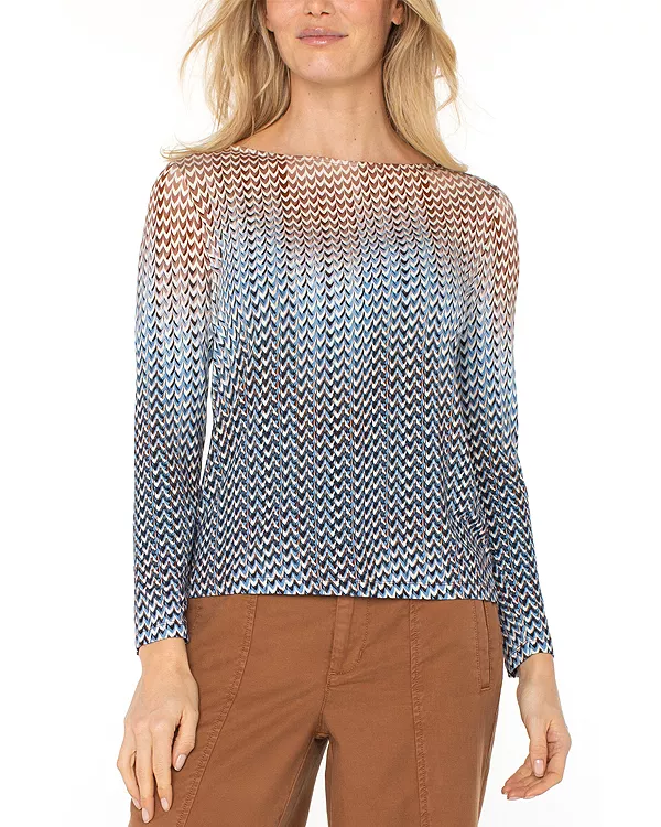 Топ с длинными рукавами и вырезом-лодочкой Liverpool Los Angeles, мультиколор
Топ с длинными рукавами и вырезом-лодочкой Liverpool Los Angeles, мультиколор