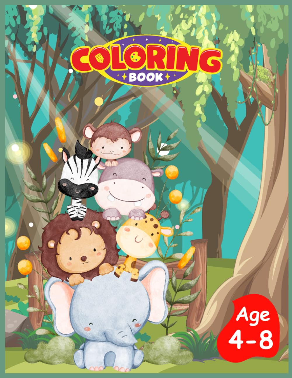 "Adorable Animal Adventures: A Coloring Journey (Independently published)
"Adorable Animal Adventures: A Coloring Journey (Independently published)