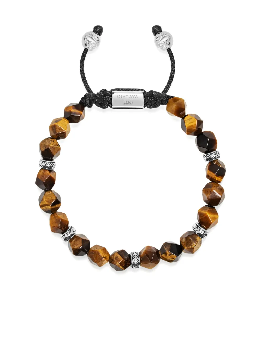 Браслет из бусин Nialaya Jewelry, серебяный
Браслет из бусин Nialaya Jewelry, серебяный