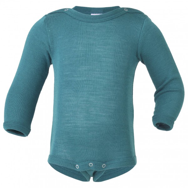 Детский комбинезон с длинными рукавами и застежкой на кнопках на плечах - нижнее белье из мериносовой шерсти Engel, Eisvogel
Детский комбинезон с длинными рукавами и застежкой на кнопках на плечах - нижнее белье из мериносовой шерсти Engel, Eisvogel