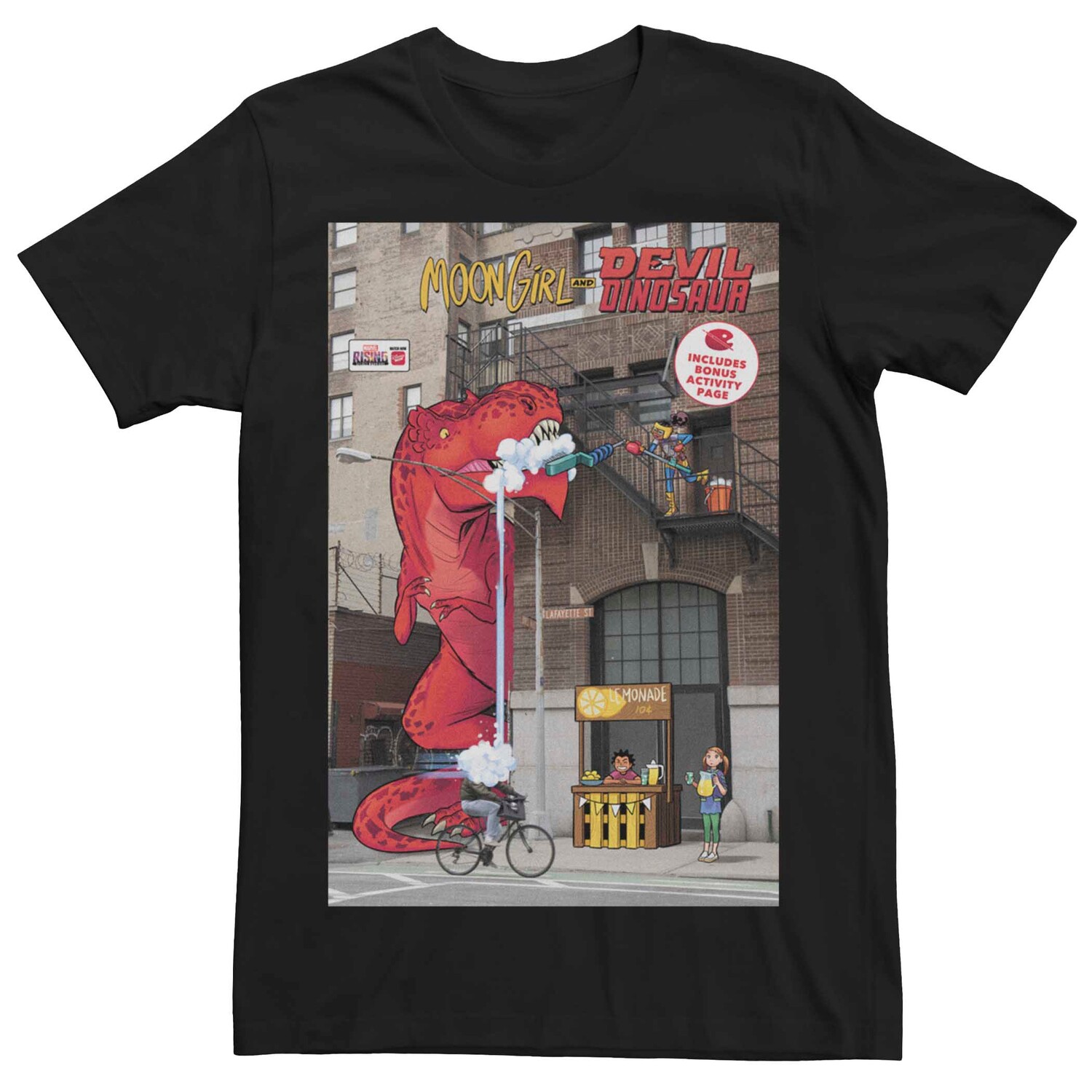 Мужская футболка с обложкой комиксов Marvel Moon Girl And Devil Dinosaur #36 Licensed Character
Мужская футболка с обложкой комиксов Marvel Moon Girl And Devil Dinosaur #36 Licensed Character