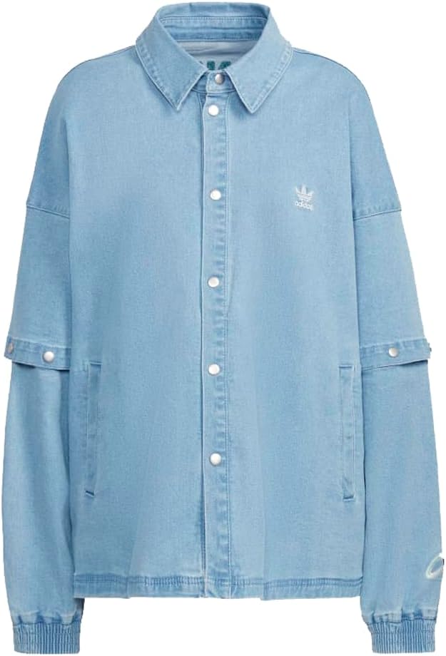 adidas Originals Женская куртка Always Original Denim Track, выцветший синий деним
adidas Originals Женская куртка Always Original Denim Track, выцветший синий деним