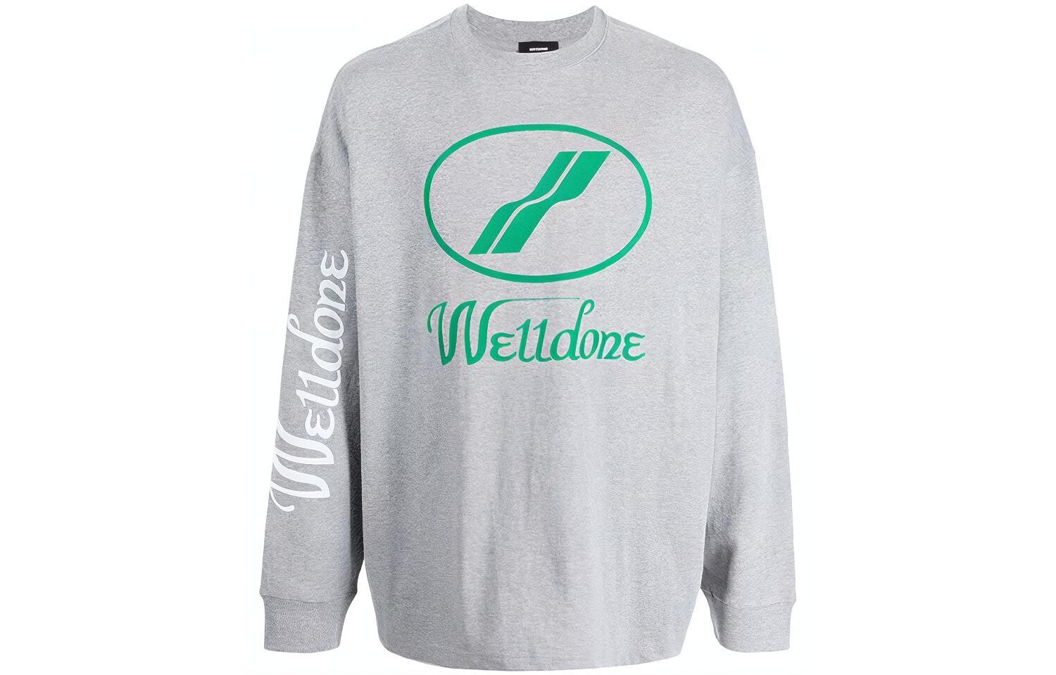 Футболка унисекс серая We11Done, серый
Футболка унисекс серая We11Done, серый
