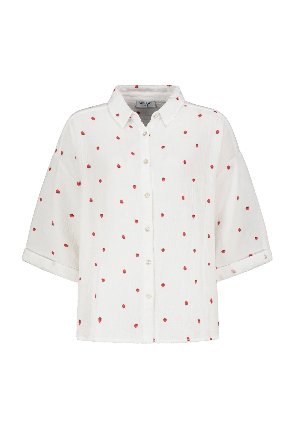 Блузка на пуговицах MIT 3/4 ARM Sublevel, прозрачный
Блузка на пуговицах MIT 3/4 ARM Sublevel, прозрачный