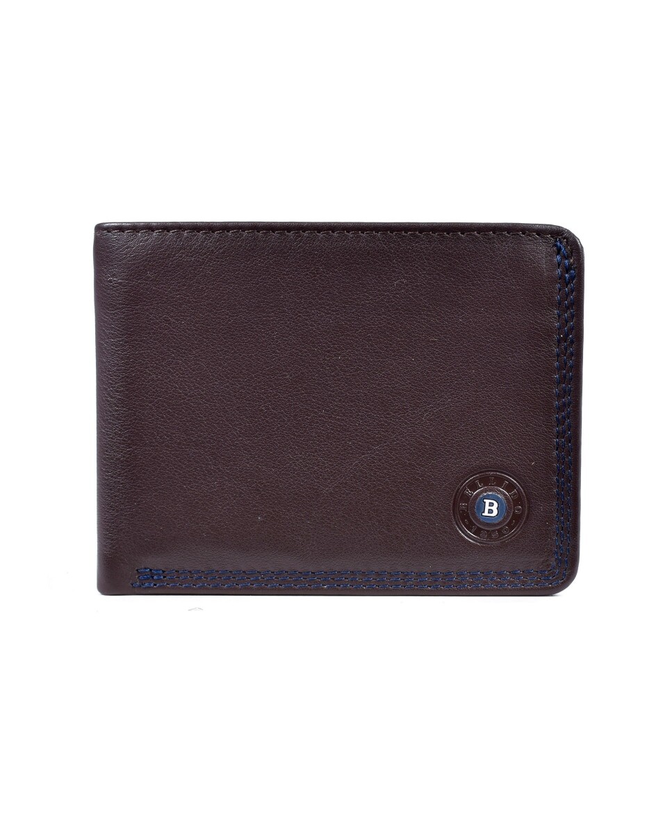 Мужской кошелек из коричнево-синей кожи Miguel Bellido, мультиколор
Мужской кошелек из коричнево-синей кожи Miguel Bellido, мультиколор