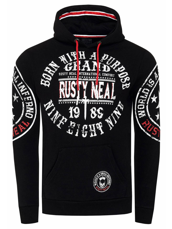 Rusty Neal Худи в стиле стритвеар с принтом, черного цвета
Rusty Neal Худи в стиле стритвеар с принтом, черного цвета