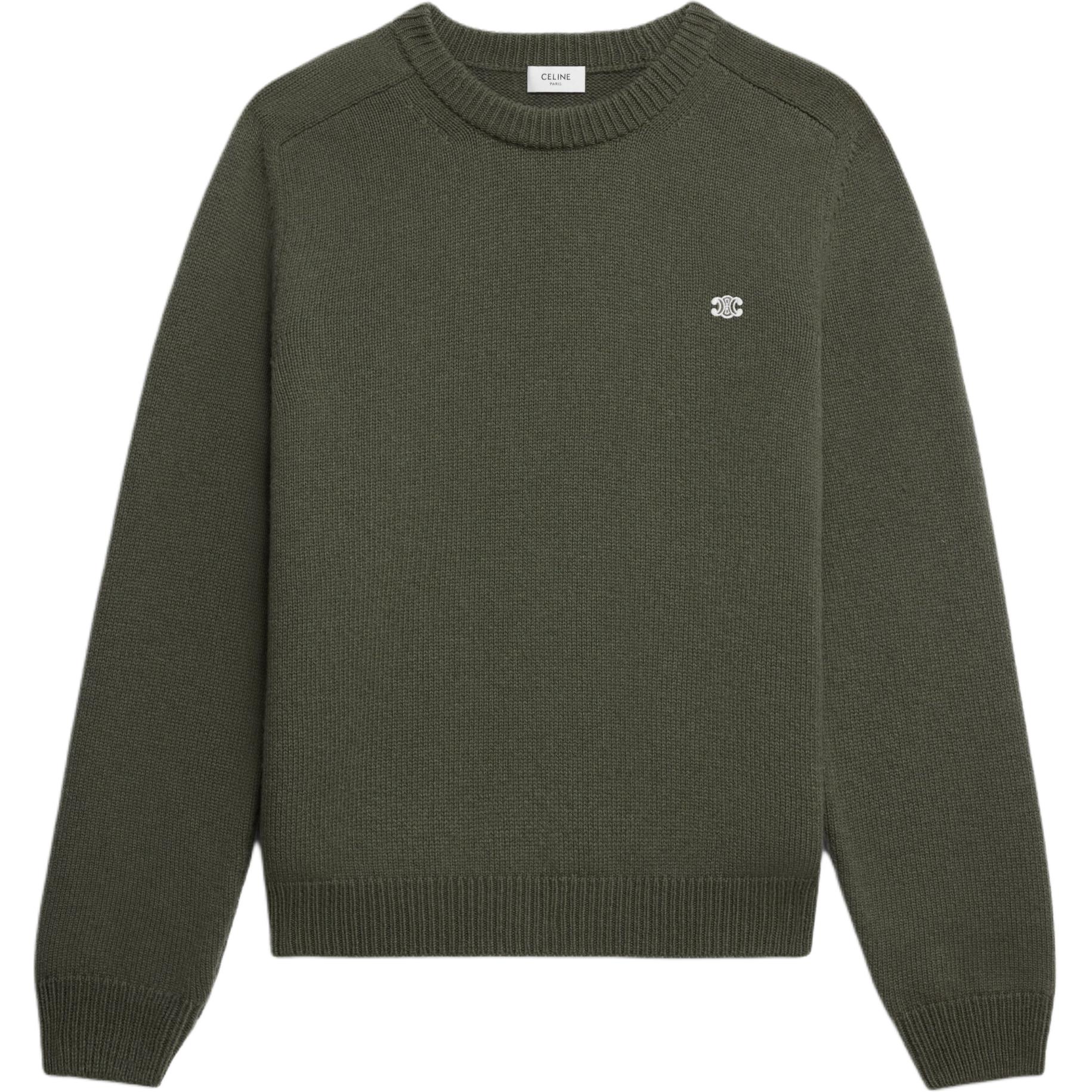 Свитер Triomphe CELINE, зеленый
Свитер Triomphe CELINE, зеленый