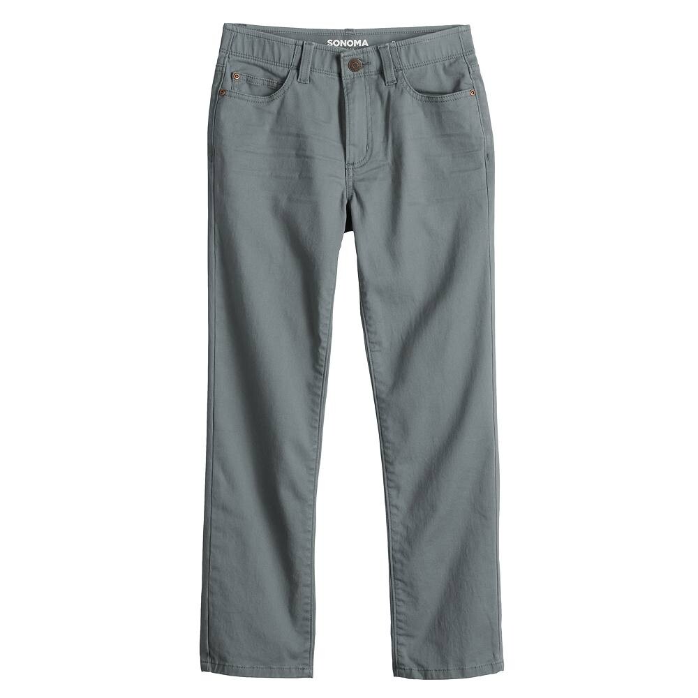 Саржевые брюки приталенного кроя Sonoma Goods For Life Flexwear для мальчиков 7–20 лет в цвете обычный и хаски, цвет Lavish Gray
Саржевые брюки приталенного кроя Sonoma Goods For Life Flexwear для мальчиков 7–20 лет в цвете обычный и хаски, цвет Lavish Gray