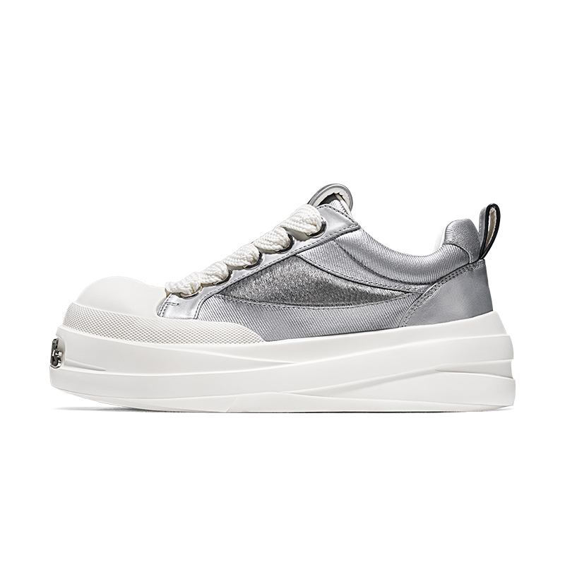 SALAXI Низкие скейтерские кроссовки унисекс серебристые, цвет Silver
SALAXI Низкие скейтерские кроссовки унисекс серебристые, цвет Silver