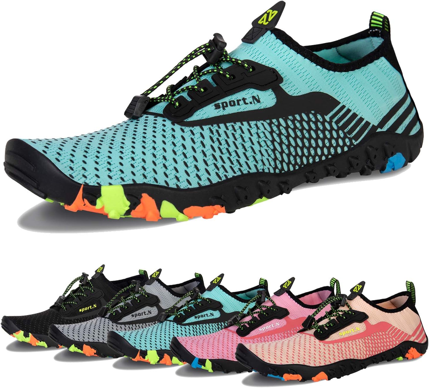 Водные тапочки WateLves для мужчин и женщин, пляжные и для плавания, быстро сохнущие, акваноски, обувь для бассейна, серфинга, йоги и водной аэробики, зеленый
Водные тапочки WateLves для мужчин и женщин, пляжные и для плавания, быстро сохнущие, акваноски, обувь для бассейна, серфинга, йоги и водной аэробики, зеленый