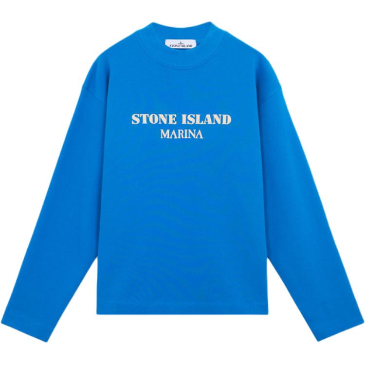 Свитшот Marina Мужской Ярко-синий STONE ISLAND 
Свитшот Marina Мужской Ярко-синий STONE ISLAND