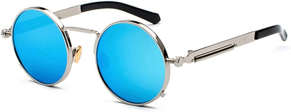 Панк-солнцезащитные очки для мужчин и женщин, ретро, круглые, в стиле «паровой ковер», маленькие круглые, винтажные, в металлической оправе, очки для вождения KTUCN, Silver Blue
Панк-солнцезащитные очки для мужчин и женщин, ретро, круглые, в стиле «паровой ковер», маленькие круглые, винтажные, в металлической оправе, очки для вождения KTUCN, Silver Blue