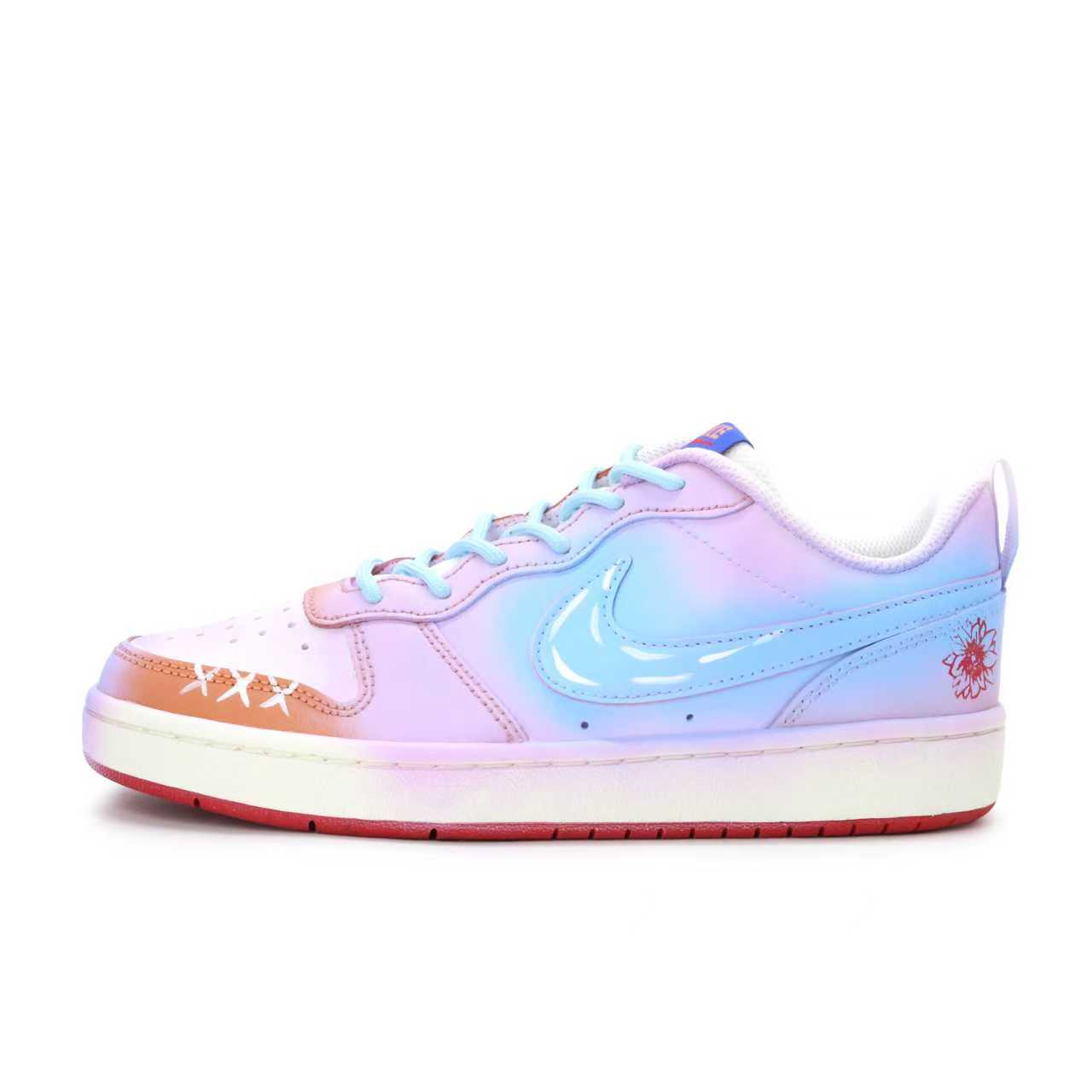 Nike Court Borough Blue Orange Chasing Light дышащие низкие скейтбордские кроссовки Blue детские
Nike Court Borough Blue Orange Chasing Light дышащие низкие скейтбордские кроссовки Blue детские