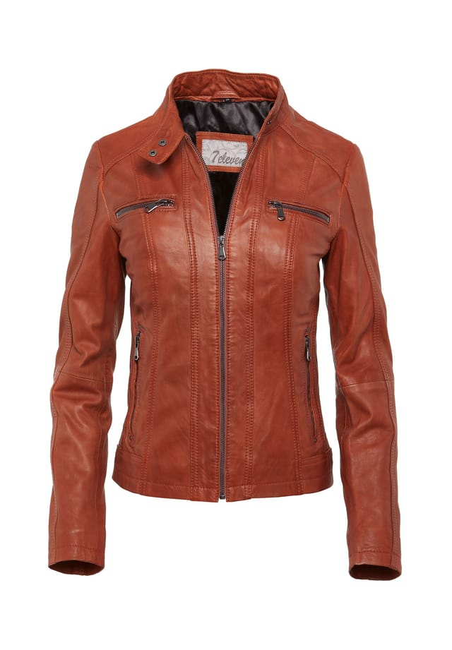 Кожаная куртка Secatia 7Eleven, цвет cognac
Кожаная куртка Secatia 7Eleven, цвет cognac