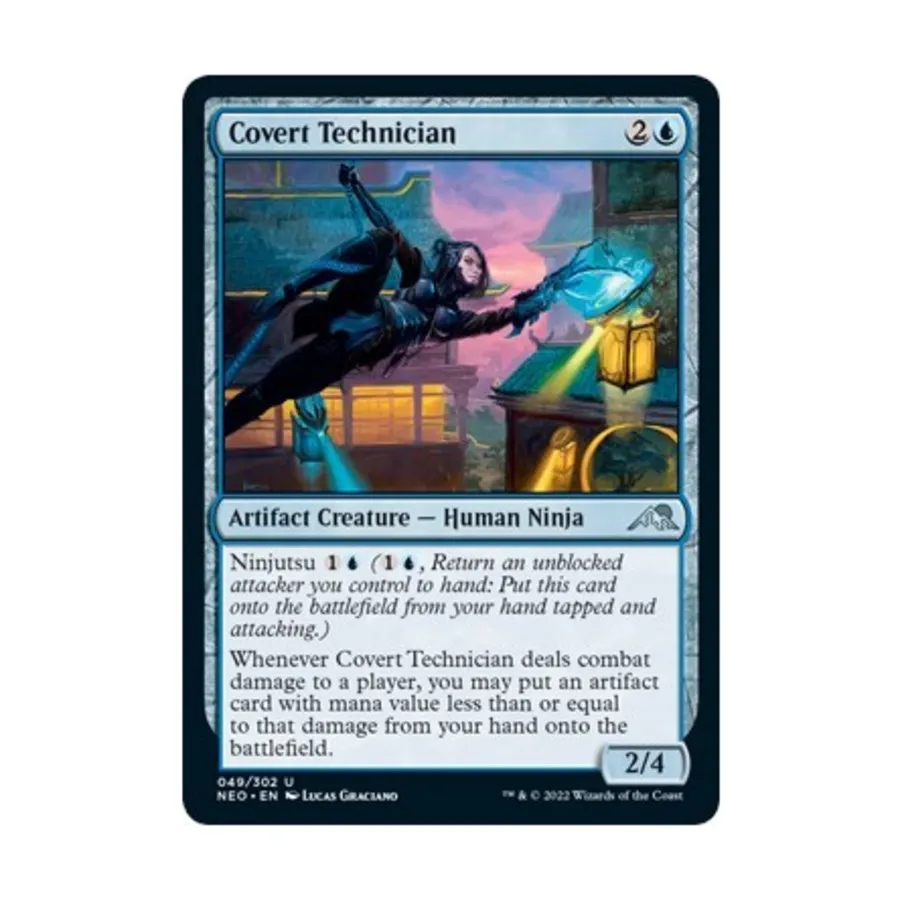 CCG Тайный техник (U), MTG - Kamigawa : Neon Dynasty
CCG Тайный техник (U), MTG - Kamigawa : Neon Dynasty