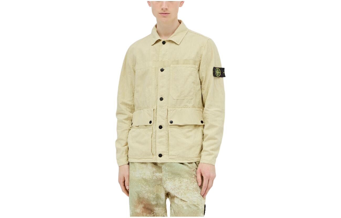 STONE ISLAND Мужская рубашка, цвет Beige 
STONE ISLAND Мужская рубашка, цвет Beige