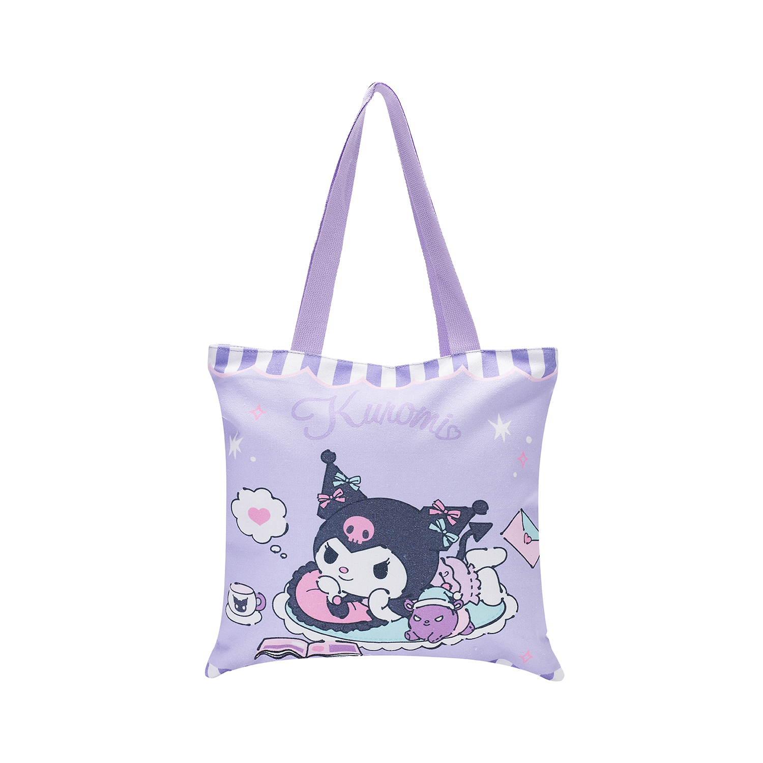 Sanrio Kulomi Canvas Shoulder Bag Regular Women's Purple
Sanrio Kulomi Canvas Shoulder Bag Regular Women's Purple