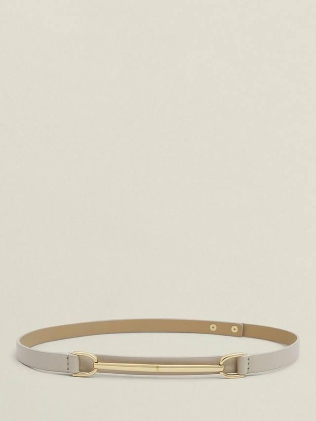 Кожаный ремень Daphne с пряжкой Horsebit Hobbs, Light Beige
Кожаный ремень Daphne с пряжкой Horsebit Hobbs, Light Beige