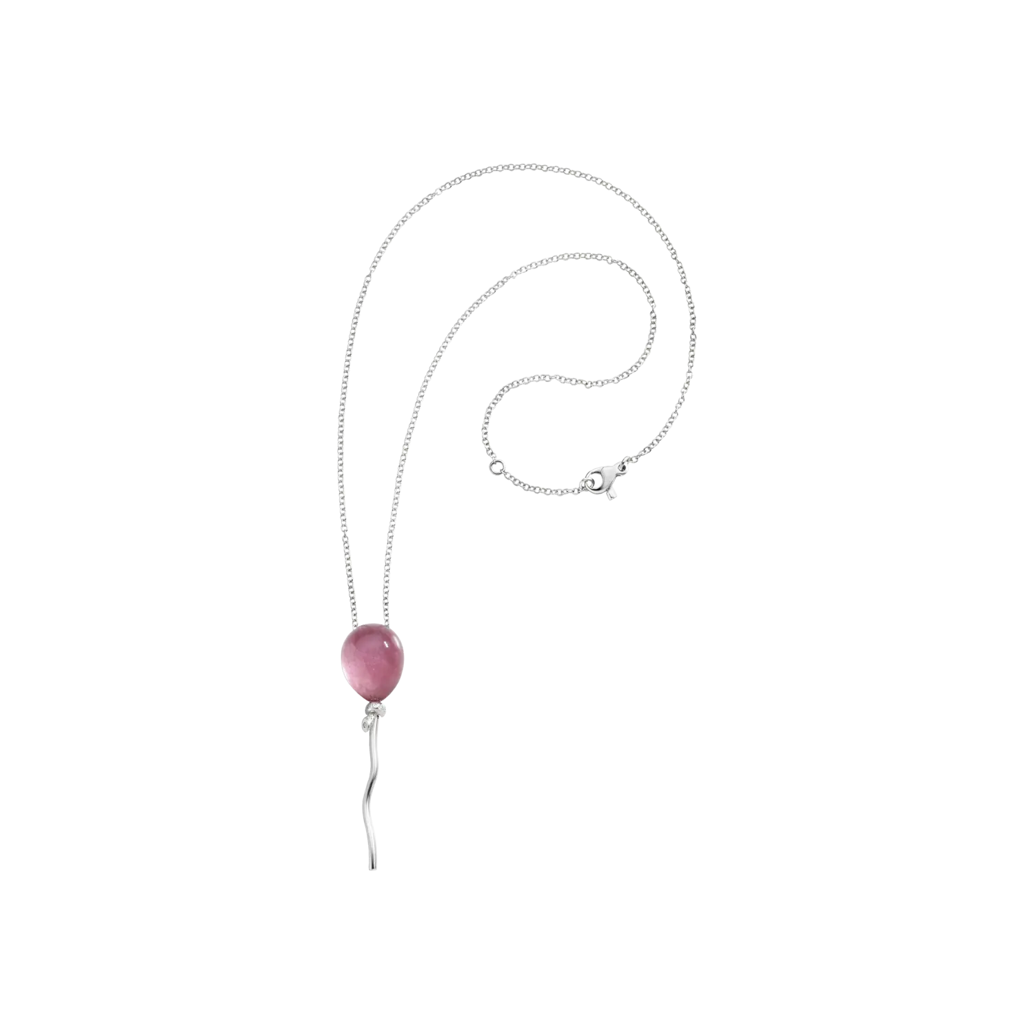 Цепочка Vhernier из белого золота с родонитом, бриллиантами и горным хрусталем
Цепочка Vhernier из белого золота с родонитом, бриллиантами и горным хрусталем