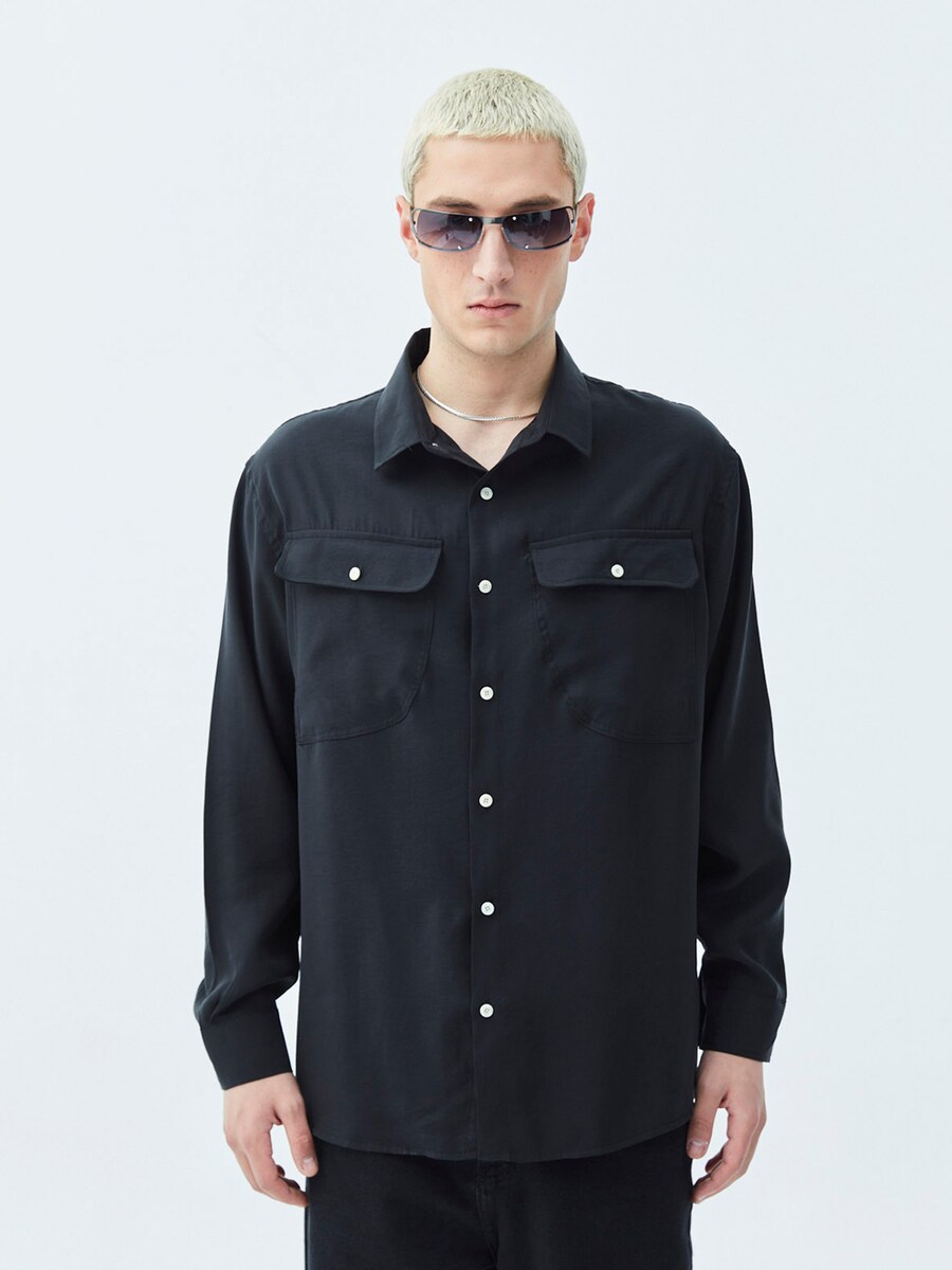 Рубашка на пуговицах Comfort fit VAMOS CLO, черный
Рубашка на пуговицах Comfort fit VAMOS CLO, черный