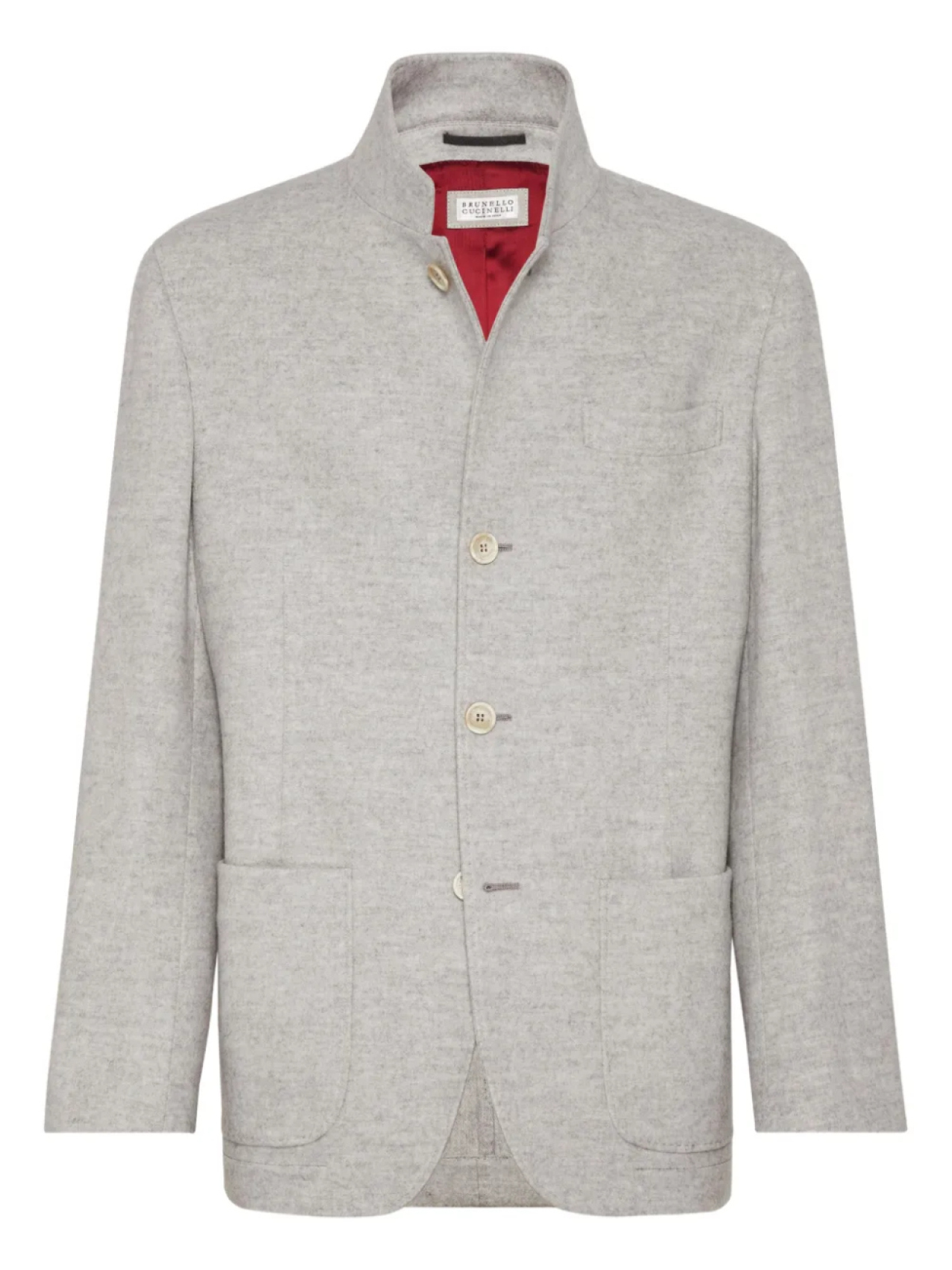 Кашемировый блейзер Brunello Cucinelli, серый
Кашемировый блейзер Brunello Cucinelli, серый