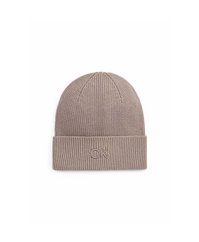 Вязаная шапка с вышитым логотипом в рубчик Calvin Klein, бежевый
Вязаная шапка с вышитым логотипом в рубчик Calvin Klein, бежевый