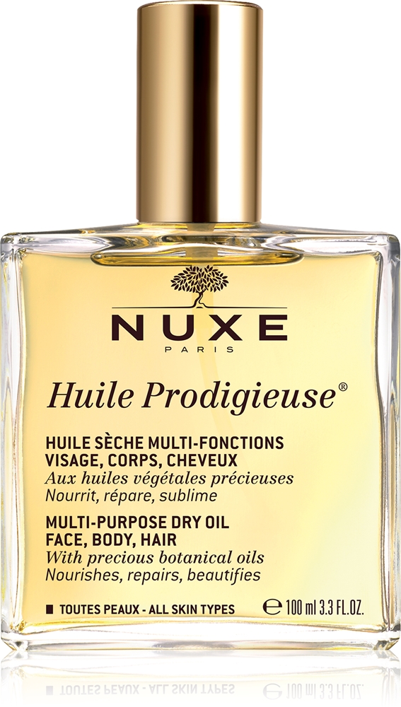 Huile prodigieuse многофункциональное сухое масло для лица, тела и волос Nuxe, 100 мл
Huile prodigieuse многофункциональное сухое масло для лица, тела и волос Nuxe, 100 мл