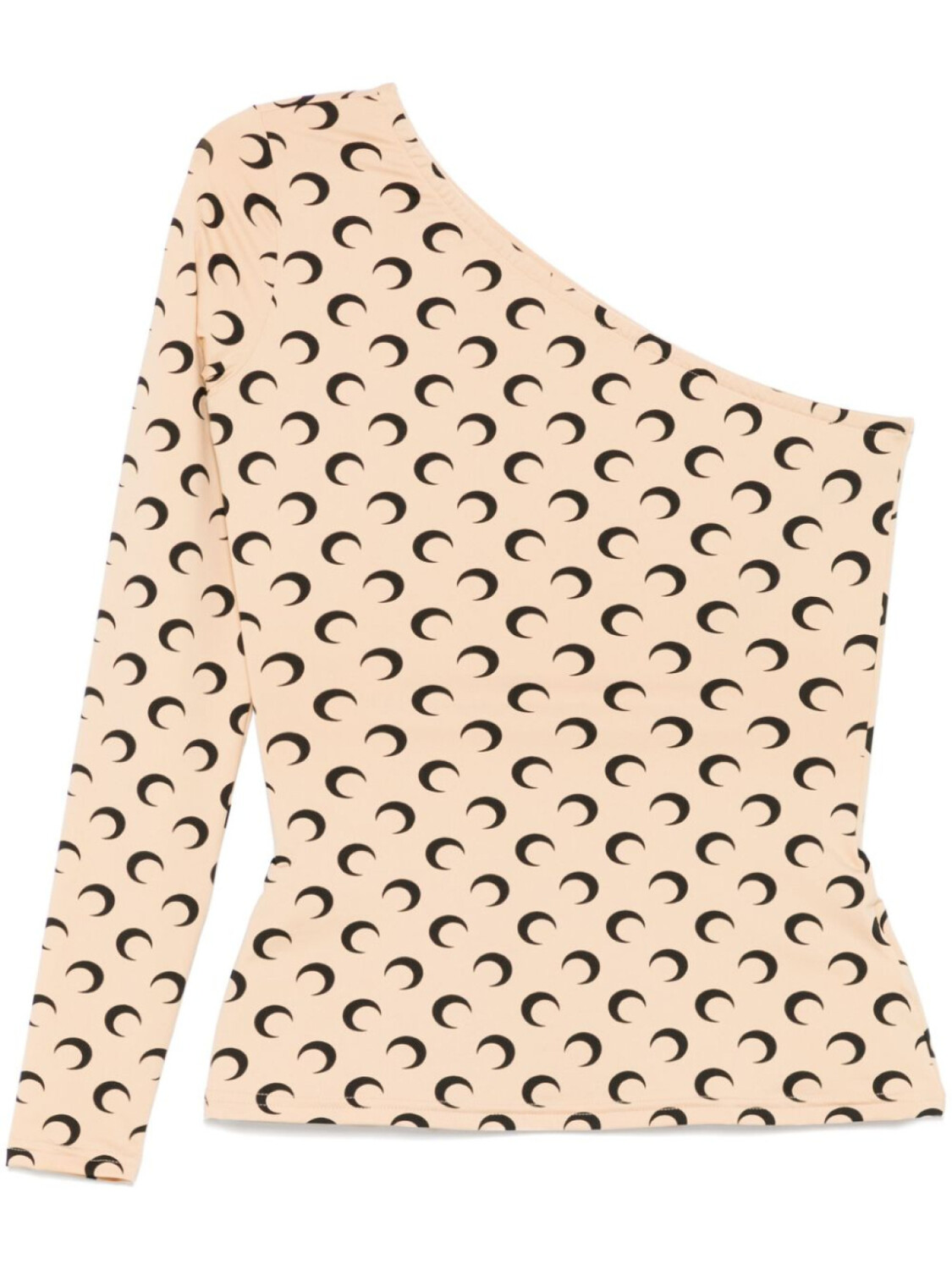 Marine Serre топ Crescent Moon асимметричного кроя, нейтральный
Marine Serre топ Crescent Moon асимметричного кроя, нейтральный