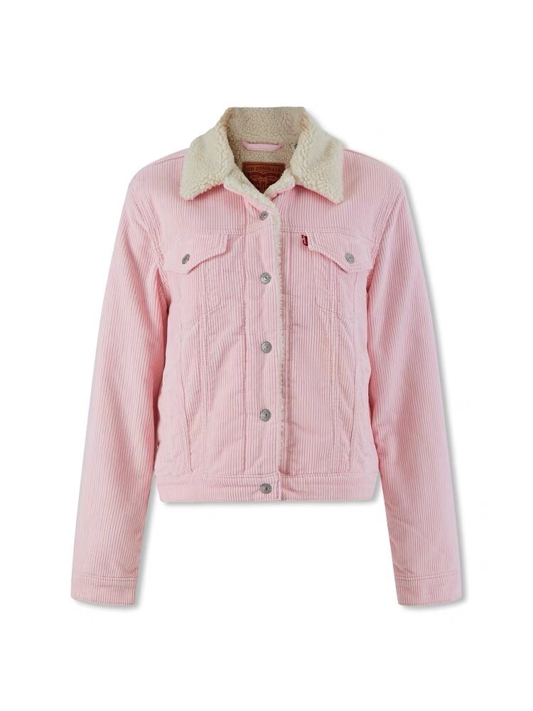 Бархатная куртка женская розовая Levi’S, Розовый, Бархатная куртка женская розовая Levi’S 
Бархатная куртка женская розовая Levi’S, Розовый, Бархатная куртка женская розовая Levi’S