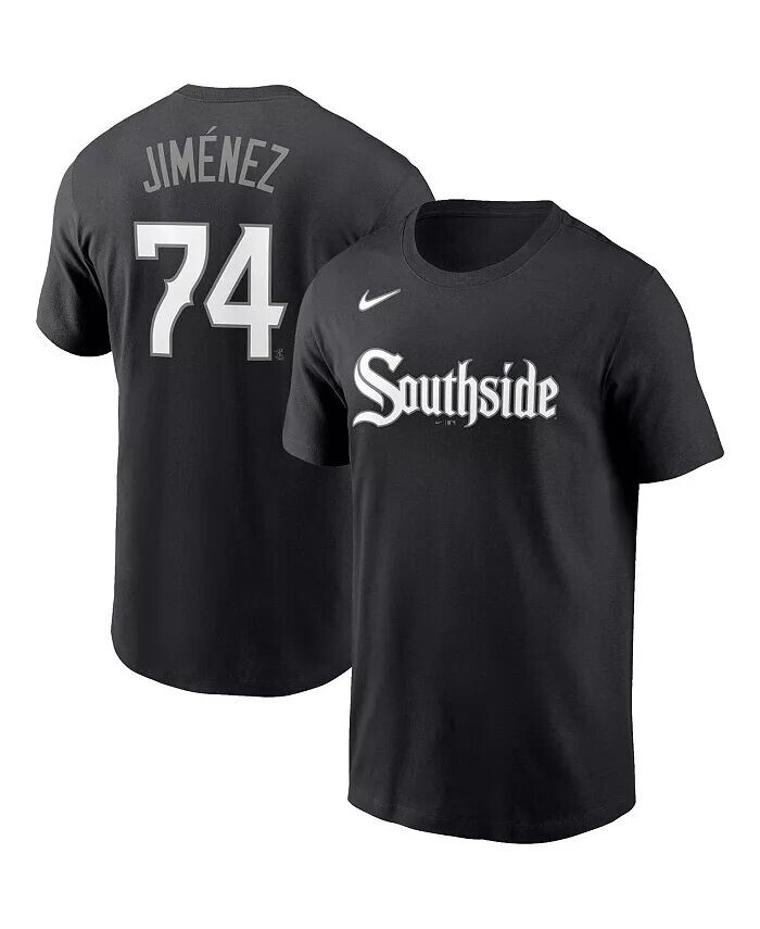 Мужская футболка Eloy Jimenez Black Chicago White Sox City Connect с именем и номером Nike
Мужская футболка Eloy Jimenez Black Chicago White Sox City Connect с именем и номером Nike