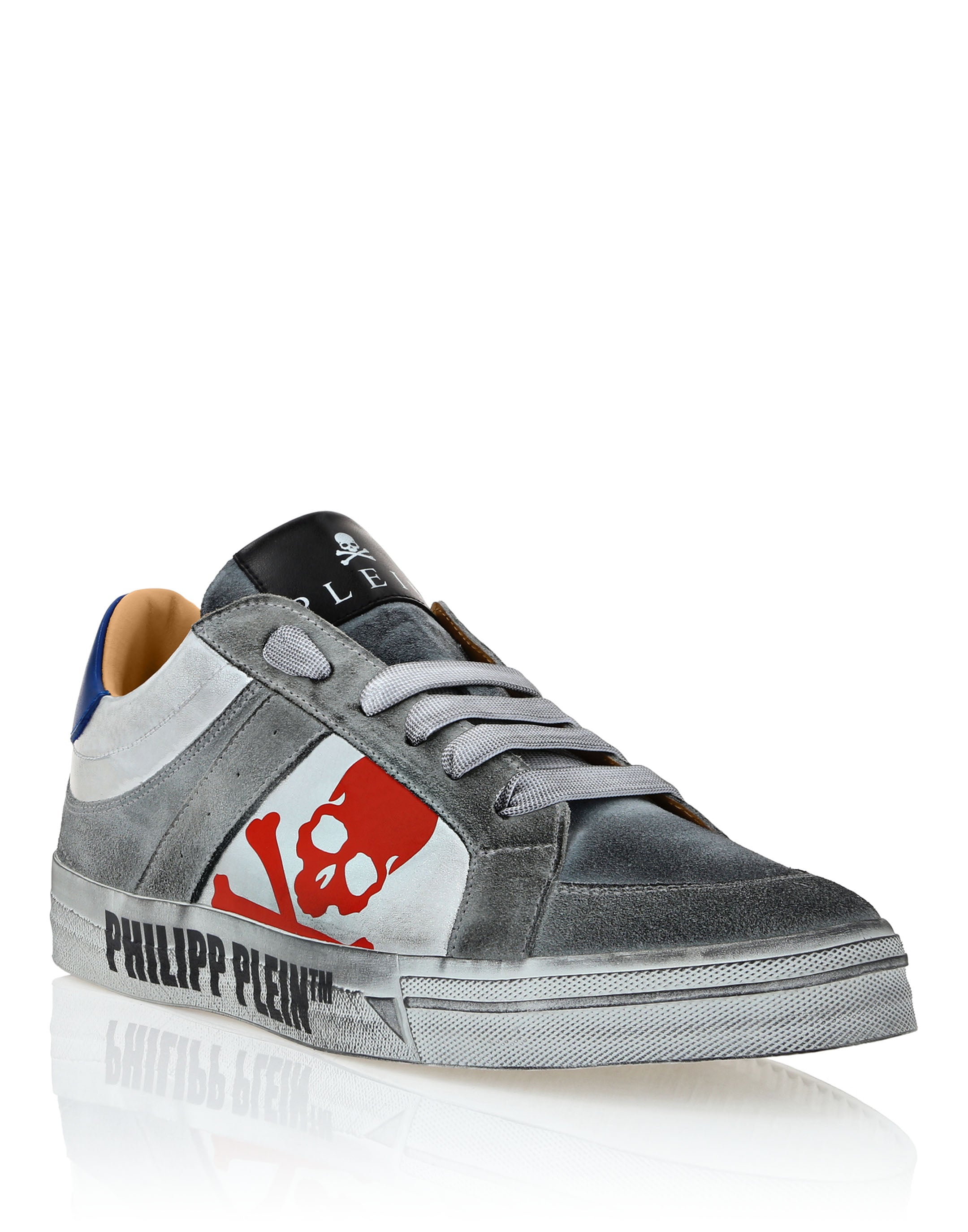 Кожаные кроссовки Retrokickz TM на высокой подошве PHILIPP PLEIN, серебряный
Кожаные кроссовки Retrokickz TM на высокой подошве PHILIPP PLEIN, серебряный