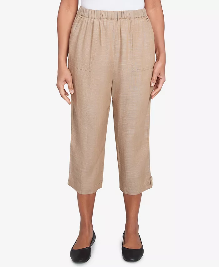 Женские свободные брюки-капри с застежкой на пуговицы Summer Solstice Alfred Dunner, коричневый/бежевый
Женские свободные брюки-капри с застежкой на пуговицы Summer Solstice Alfred Dunner, коричневый/бежевый
