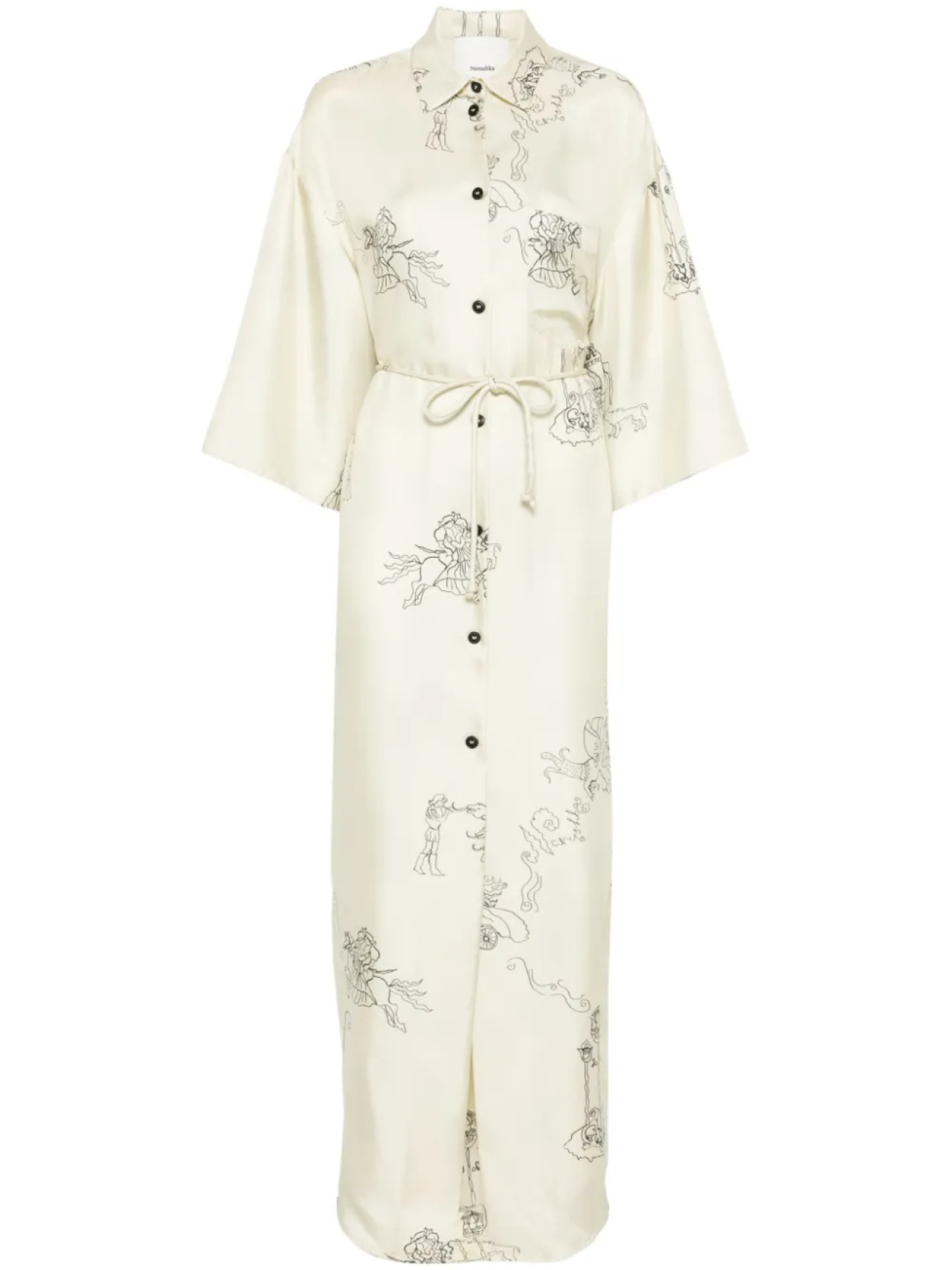 Платье миди Damala Nanushka, нейтральный
Платье миди Damala Nanushka, нейтральный