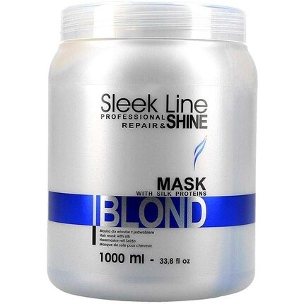 Маска для волос Sleek Line Blond Mask 1000мл, Stapiz
Маска для волос Sleek Line Blond Mask 1000мл, Stapiz