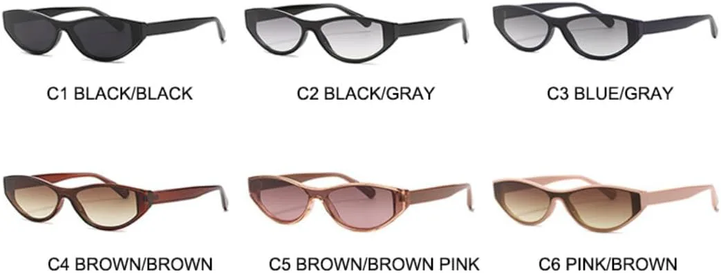 Модные маленькие цельные солнцезащитные очки в винтажном стиле «кошачий глаз» для женщин, уникальные панк-очки с защитой от УФ-излучения UV400 VRTRFFTR, Brown-brown
Модные маленькие цельные солнцезащитные очки в винтажном стиле «кошачий глаз» для женщин, уникальные панк-очки с защитой от УФ-излучения UV400 VRTRFFTR, Brown-brown