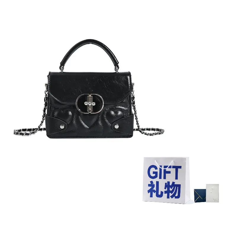 HAWA Искусственная кожа цепочка сумка маленькая квадратная сумка через плечо женская классическая белая розовая, Black Heart
HAWA Искусственная кожа цепочка сумка маленькая квадратная сумка через плечо женская классическая белая розовая, Black Heart