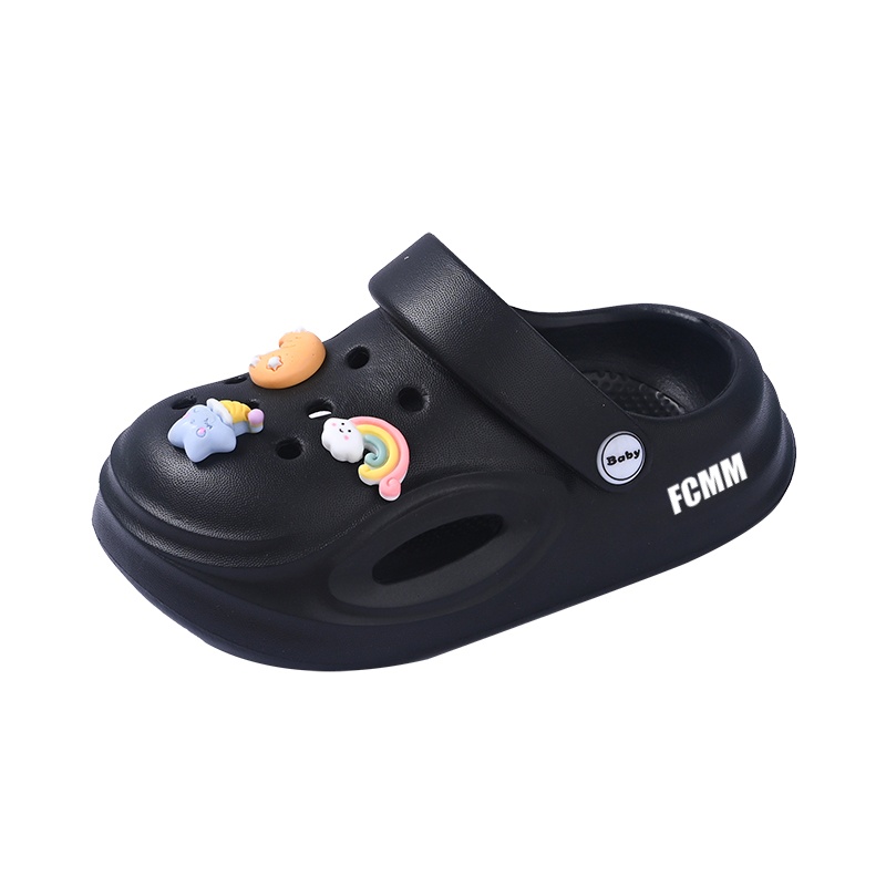 Детские тапочки с противоскользящей, противоударной и дышащей подошвой FCMM, черный
Детские тапочки с противоскользящей, противоударной и дышащей подошвой FCMM, черный
