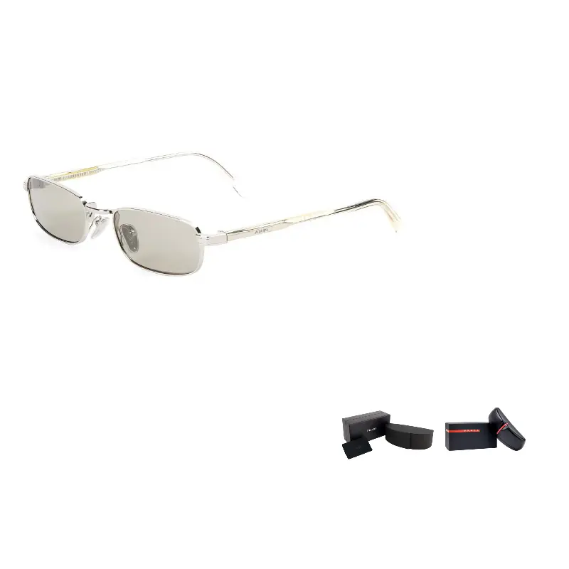 Прямоугольные солнцезащитные очки в оправе PRADA, серебряный
Прямоугольные солнцезащитные очки в оправе PRADA, серебряный