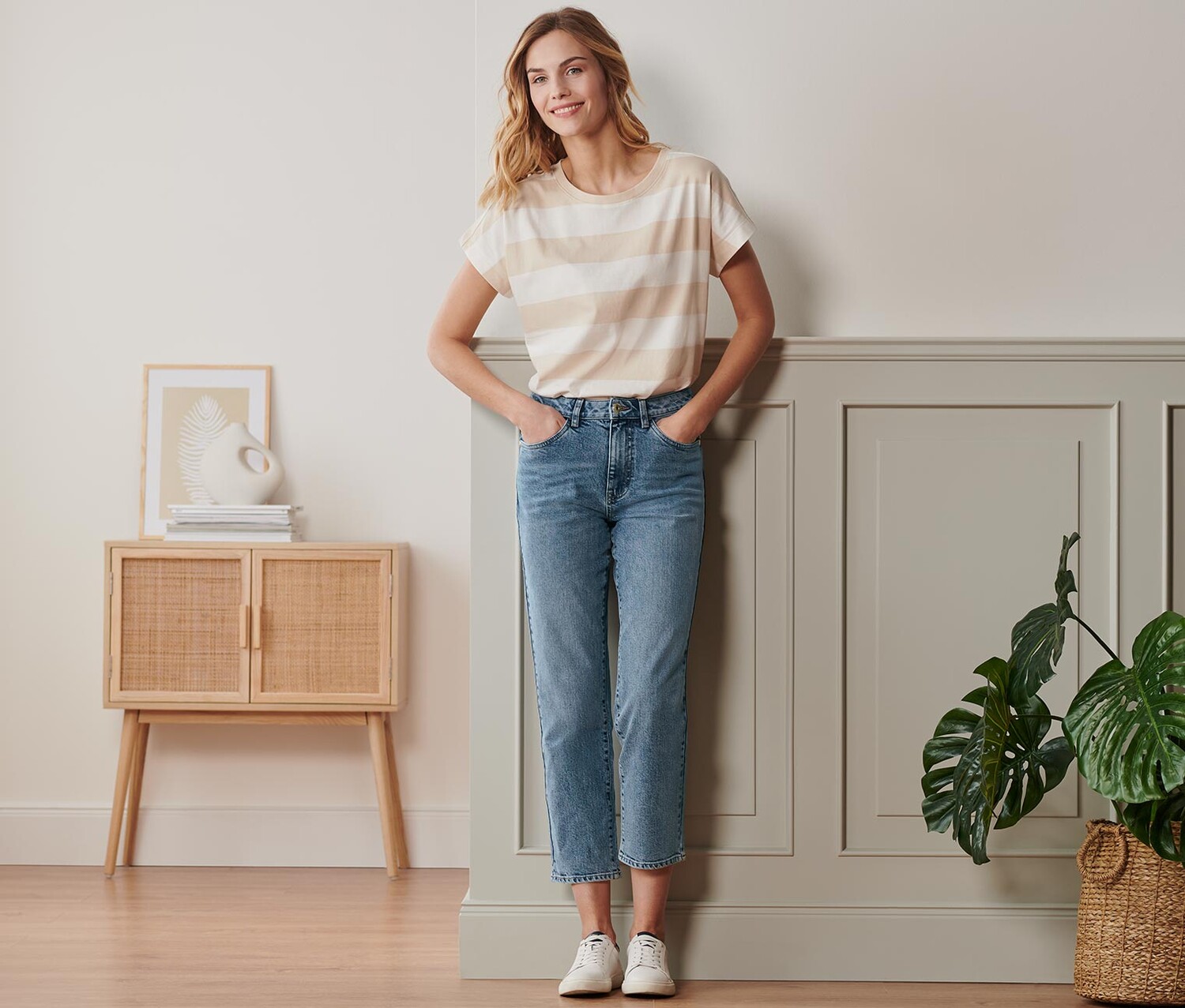 Джинсы прямого кроя Tchibo, средне-синий деним
Джинсы прямого кроя Tchibo, средне-синий деним