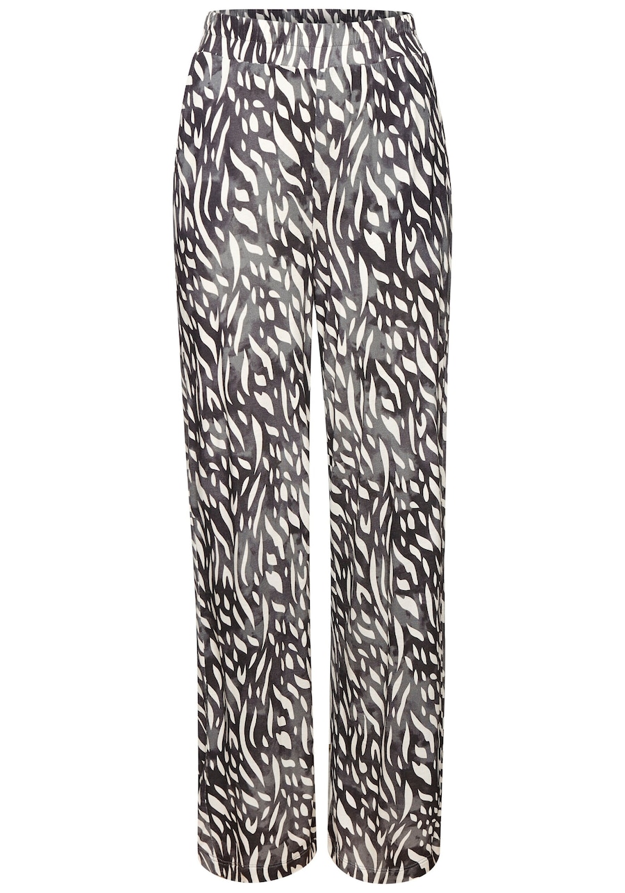 Широкие брюки LASCANA, Mottled Black
Широкие брюки LASCANA, Mottled Black