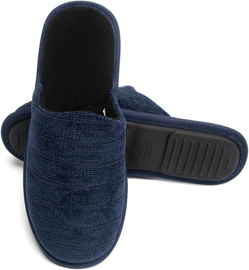 Мужские мягкие домашние тапочки Roxoni с комфортной стелькой из пены с эффектом памяти, темно-синий
Мужские мягкие домашние тапочки Roxoni с комфортной стелькой из пены с эффектом памяти, темно-синий