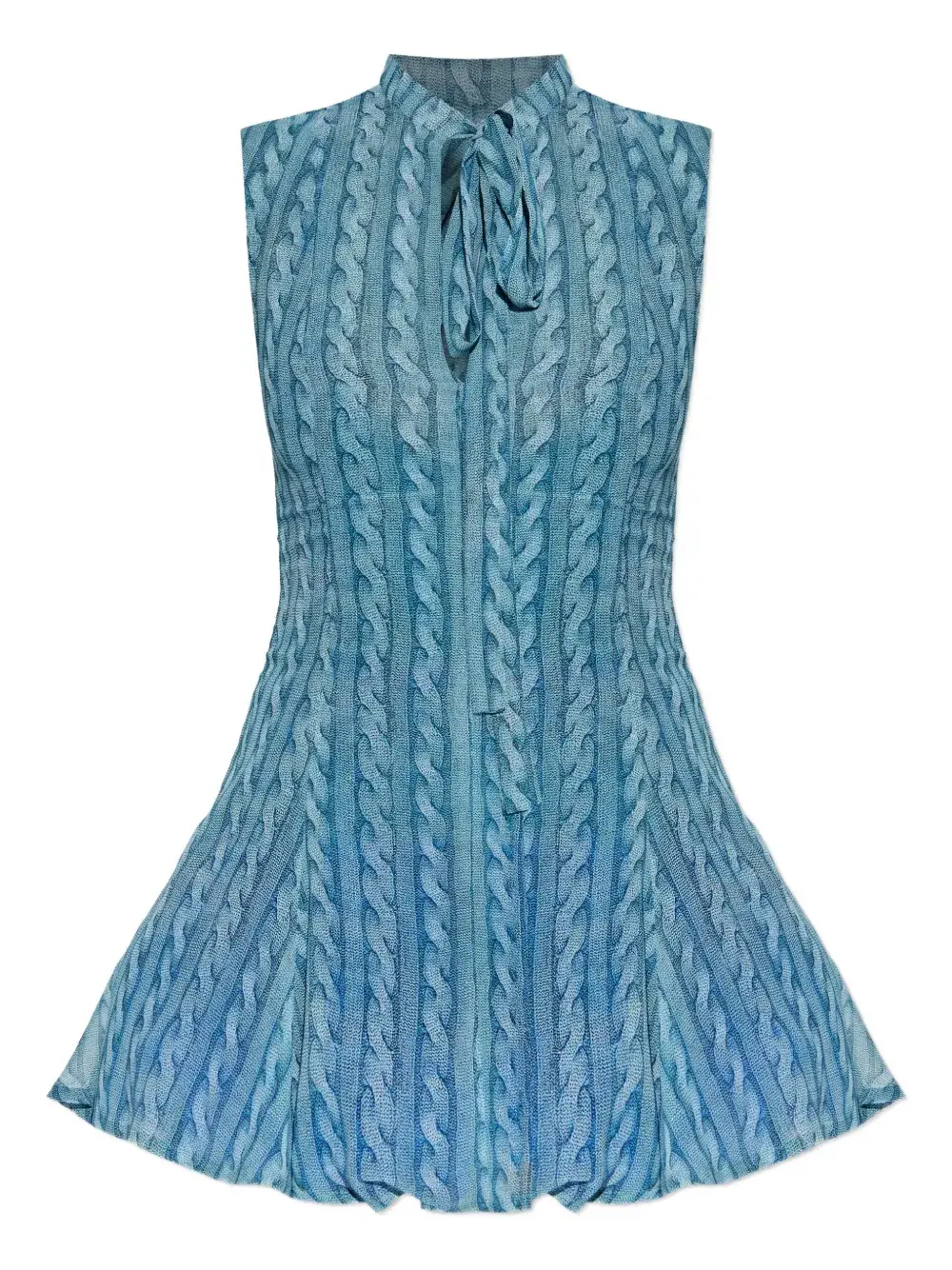 Мини-платье с рисунком под вязаный жгут Avavav, синий
Мини-платье с рисунком под вязаный жгут Avavav, синий